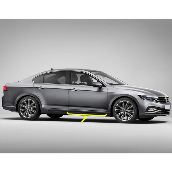 VW Passat B8.5 2020-2022 Sağ Ön Kapı Bandı Çıtası Kromaj 3G0853332A ürün görseli 1