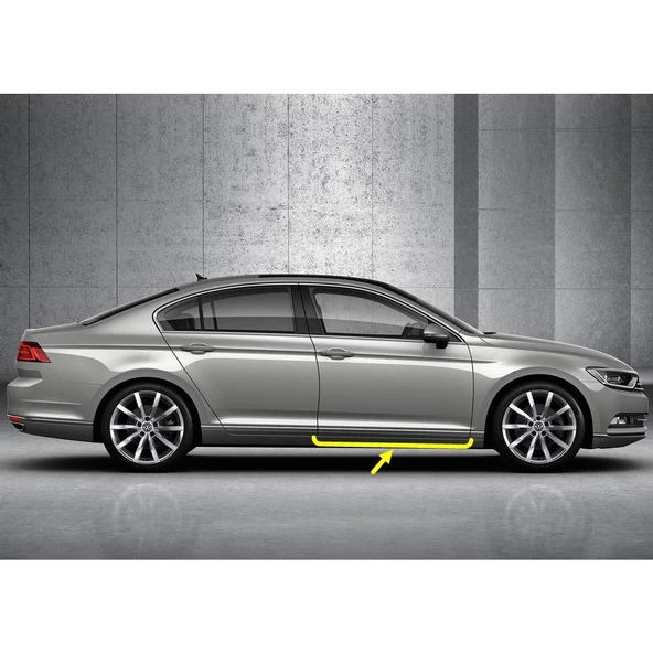 VW Passat B8 2015-2019 Sağ Ön Kapı Bandı Çıtası Kromaj 3G0853332A ürün görseli 1