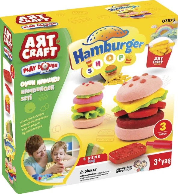 Art Craft Hamburger Set Oyun Hamuru 150 gr 5735 ürün görseli 1