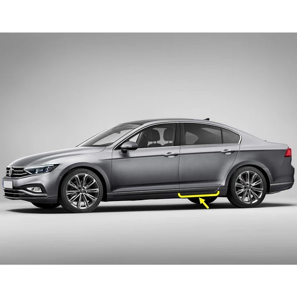 VW Passat B8.5 2020-2022 Sol Arka Kapı Bandı Çıtası Kromaj 3G0853333A ürün görseli 1