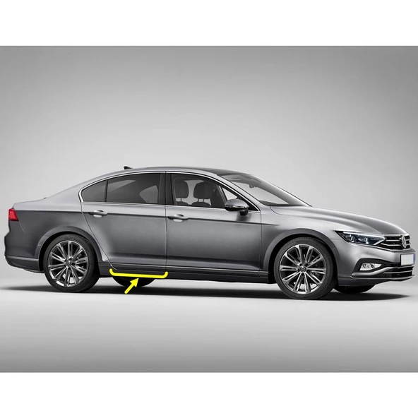 VW Passat B8.5 2020-2022 Sağ Arka Kapı Bandı Çıtası Kromaj 3G0853334A ürün görseli 1