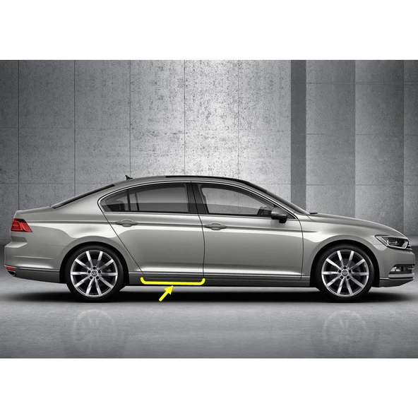 VW Passat B8 2015-2019 Sağ Arka Kapı Bandı Çıtası Kromaj 3G0853334A ürün görseli 1
