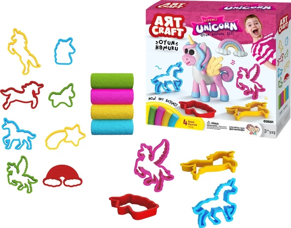 Art Craft Unicorn Hamur Set 200 gr  5513 ürün görseli 1
