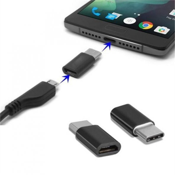 Micro USB Dişi To USB 3.1 Type-C Erkek Aparat ürün görseli 1