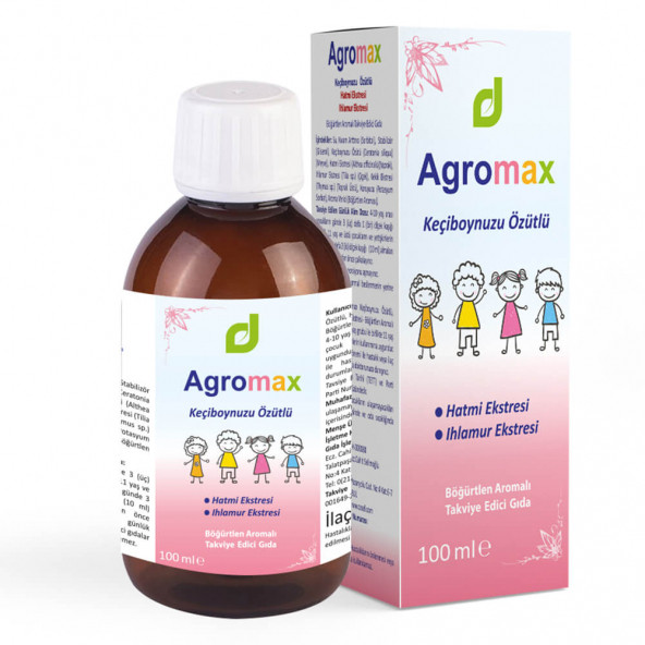 DESTEK AGROMAX KEÇİBOYNUZU ÖZÜTLÜ ŞURUP ÇOCUK 100 ML ürün görseli 1
