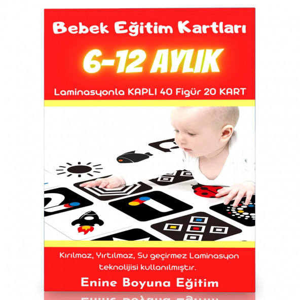 Bebek Eğitim Kartları (6-12 Aylık) ürün görseli 1