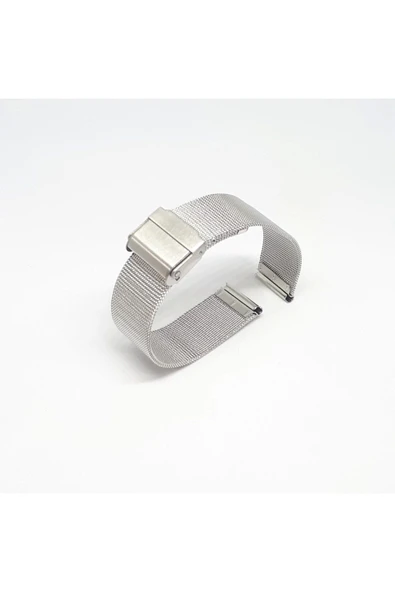 Çelik Kaplama Metal Saat Kordonu 18mm - Resim 2