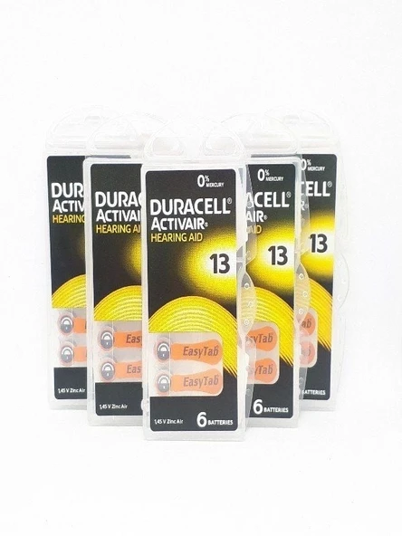 13 Numara Kulaklık Pili 6'lı-5 Paket 5*6 ürün görseli 1