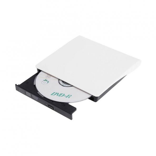 Harici USB 3.0 DVD-RW - Beyaz ürün görseli 1