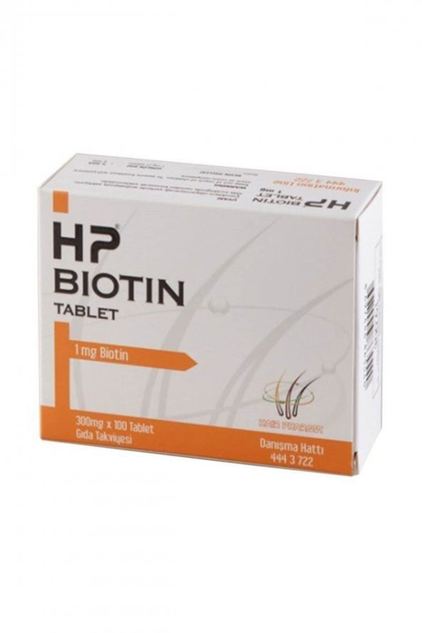 Hp Biotin Tablet 1 Mg 100 Tablet ürün görseli 1