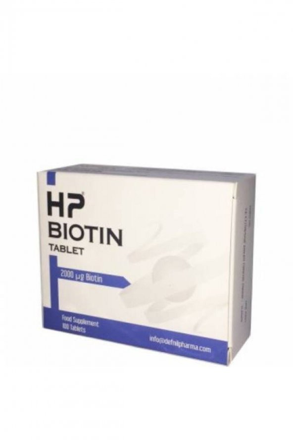 Hp Biotin 2 Mg 100 Tablet ürün görseli 1