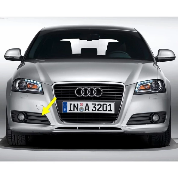 Audi A3 2009-2012 Ön Tampon Sağ Sis Farı Kapağı 8P0807682E ürün görseli 1