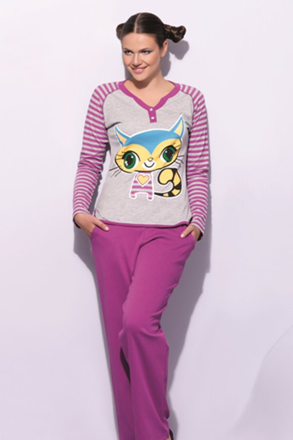 Berrak Bayan Pijama Takımı 5156 - Resim 3