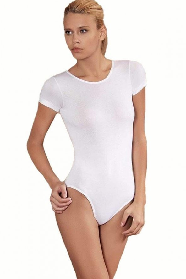 Kadın Bisiklet Yaka Çıtçıtlı Body B860 ürün görseli 1