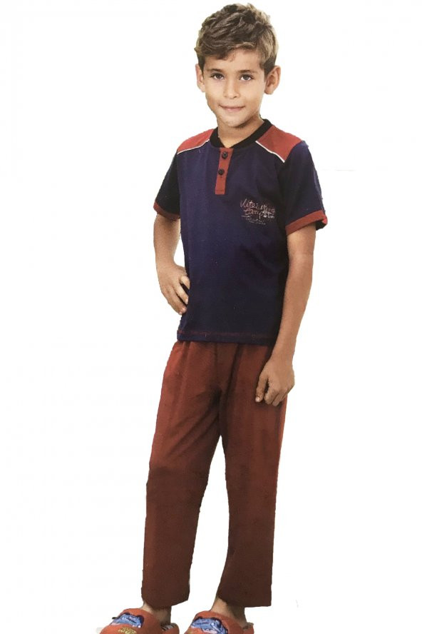 Berrak Erkek Çocuk Kısa Kollu Pijama Takım 361 ürün görseli 1