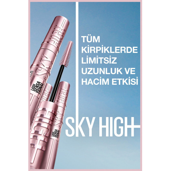 Maybelline Lash Sensational Sky High x2 Maskara - Resim 6