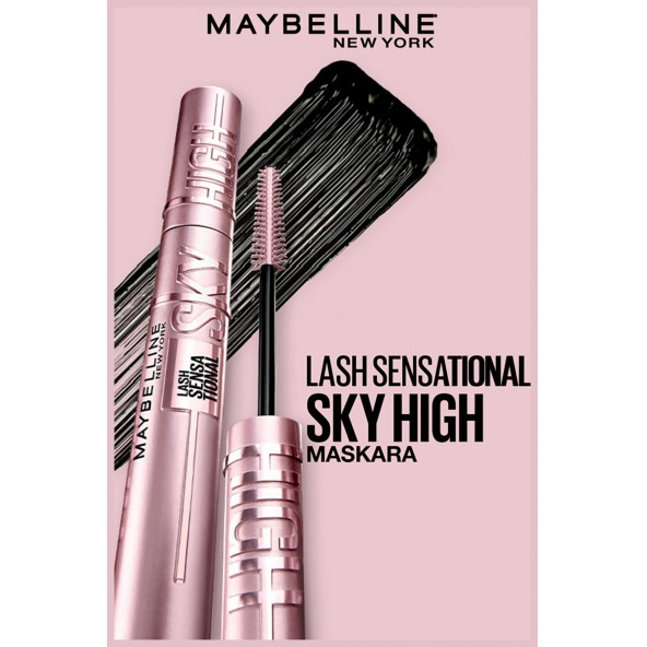 Maybelline Lash Sensational Sky High x2 Maskara - Resim 8