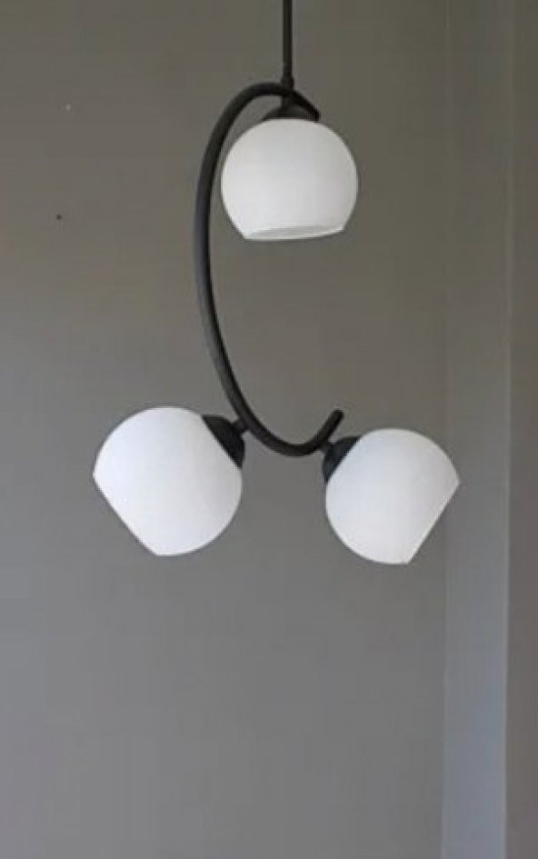 MYLİGHTS  SPOR MODERN OPAL CAMLI SARKIT AVİZE ürün görseli 1