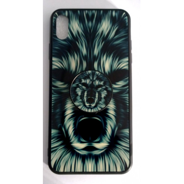 Apple iphone Xs Max Pop Soketli Resimli Slikon Kılıf ürün görseli 1