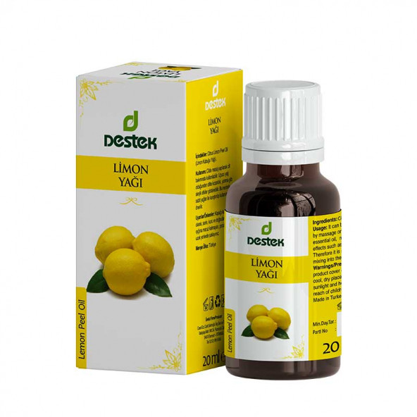 DESTEK LİMON YAĞI 20 ML ürün görseli 1