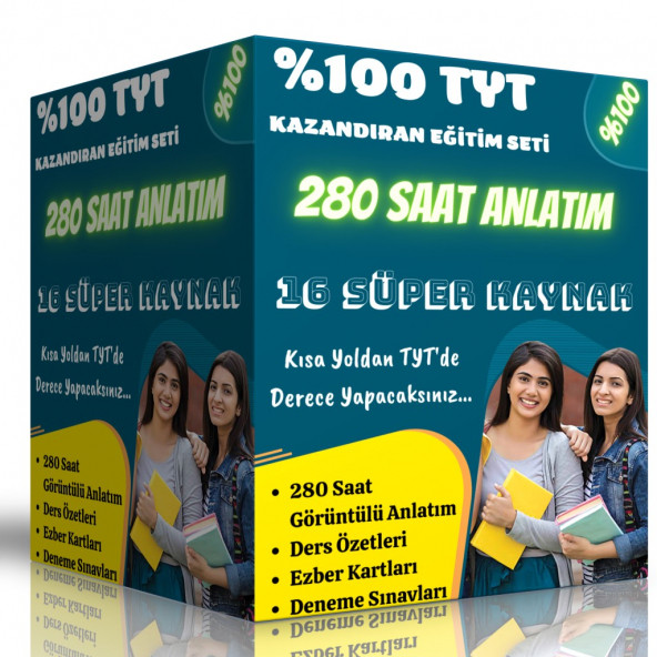 %100 TYT Kazandıran Eğitim Seti ürün görseli 1