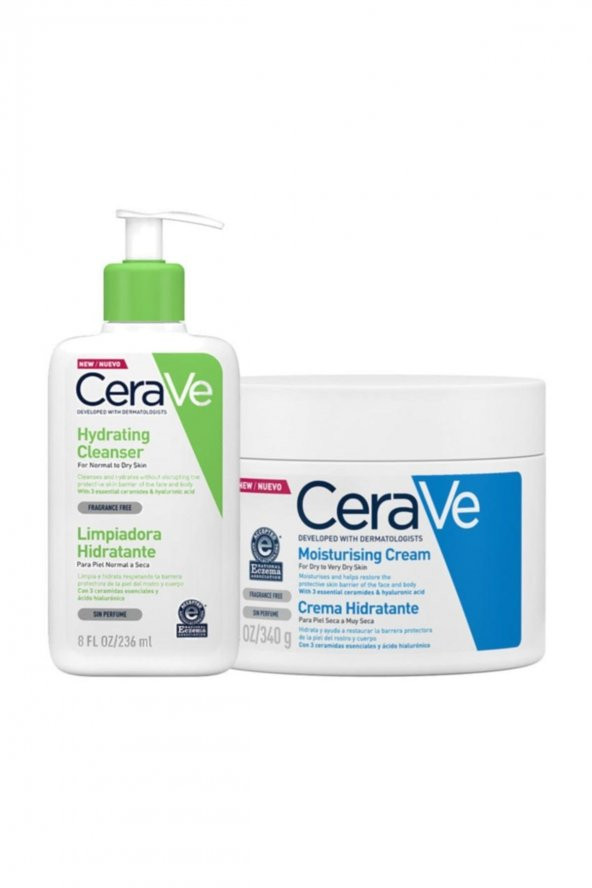 CeraVe Kuru Ve Atopiye Eğilimli Ciltler Için Bakım Seti ürün görseli 1