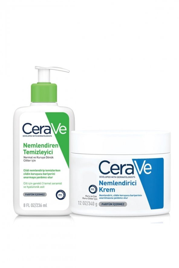 CeraVe Kuru ve Çok Kuru Ciltler Için Bakım Seti ürün görseli 1