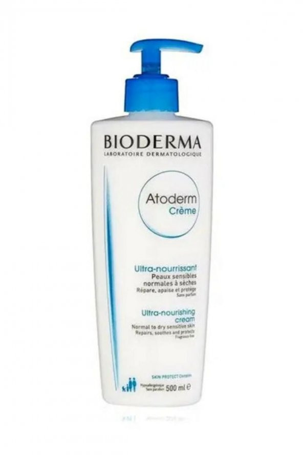 Bioderma Atoderm Cream 500 ml Vücut Nemlendirici Ve Besleyici Bakım Kremi ürün görseli 1
