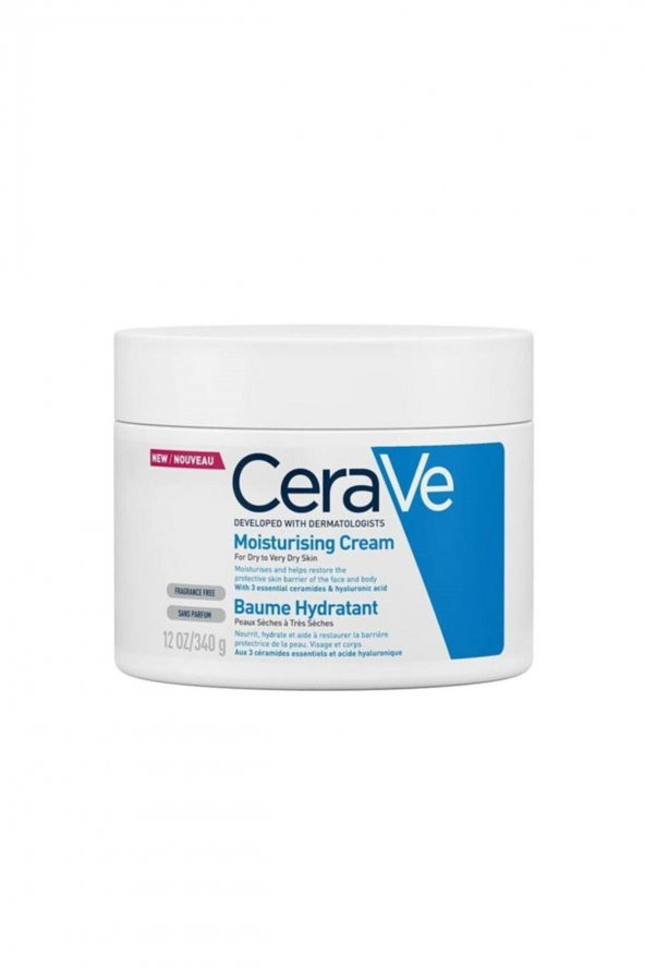 CeraVe Moisturising Cream Kuru Ve Çok Kuru Ciltler Için 340 gr P26731S6274 ürün görseli 1