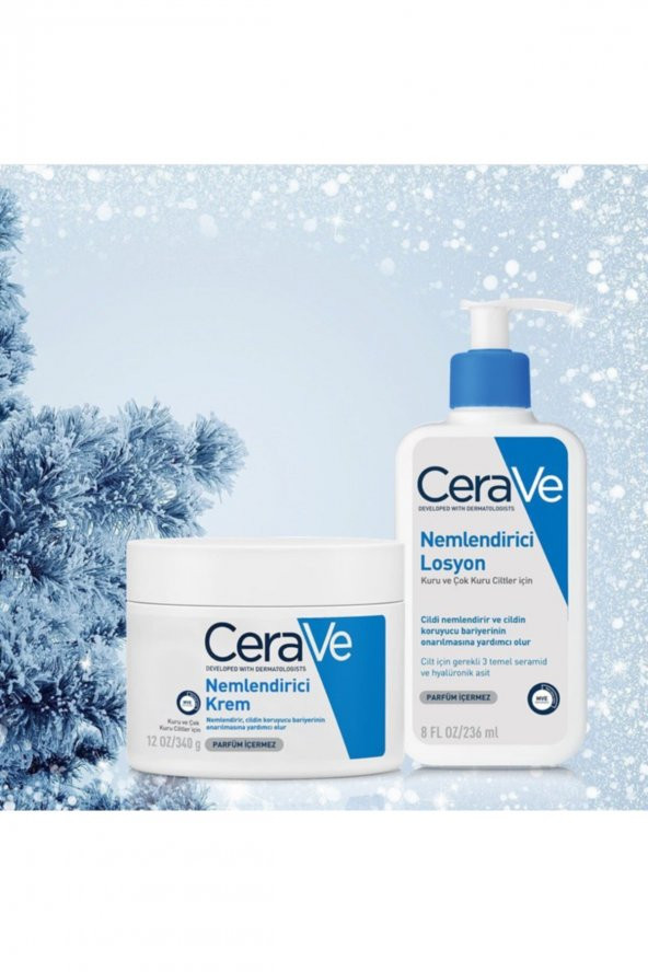 CeraVe Moisturizing Lotion Dry Skin Nemlendirici 236 ml-moisturizing Cream Nemlendirici 340 gr ürün görseli 1