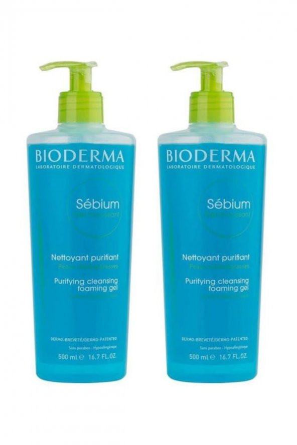 Bioderma Karma ve Yağlı Ciltler için 2li Temizleyici Set - Sebium H2O 500 ml 340139927709292 ürün görseli 1
