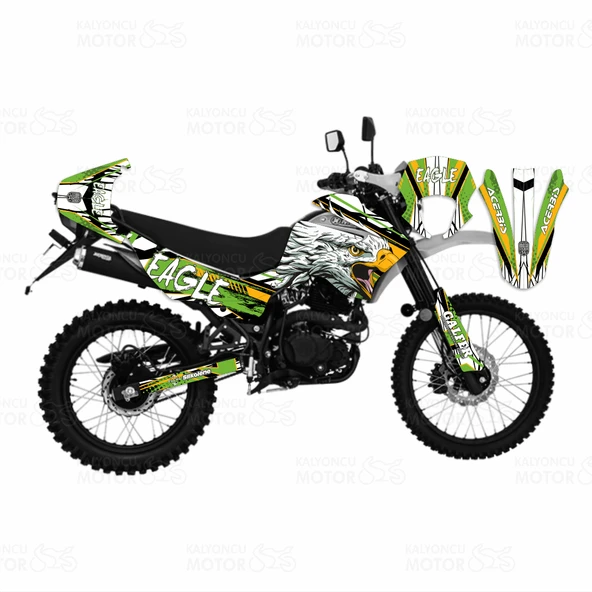 Mondial X-Treme Max 150 Eagle Design Sticker Set ürün görseli 1