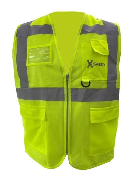 XSpeed Reflektörlü Cepli Lüx İkaz Yelek ürün görseli 1