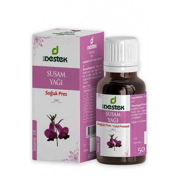 DESTEK SUSAM YAĞI(Soğuk Pres) 50 ml ürün görseli 1