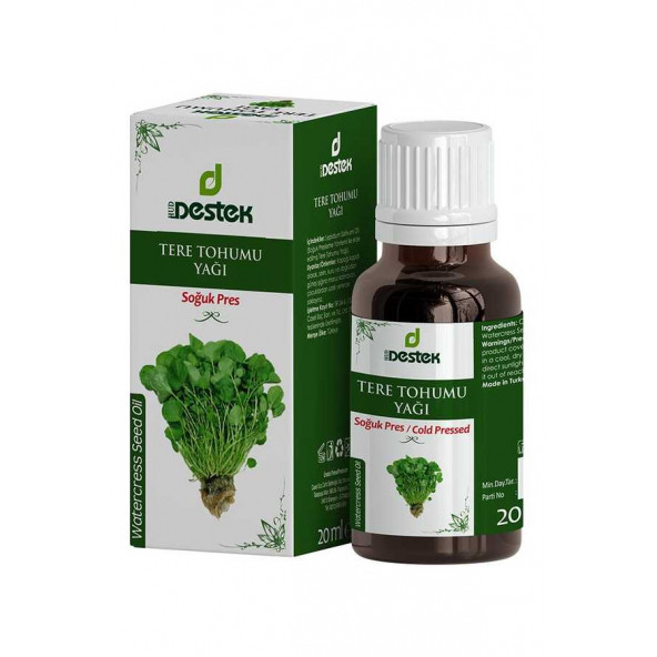DESTEK TERE TOHUMU YAĞI (Soğuk Pres) 20 ML ürün görseli 1