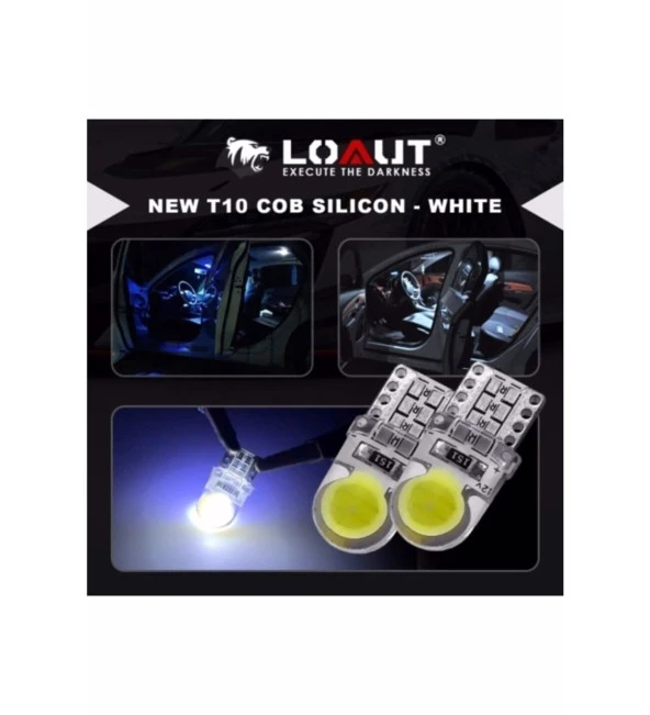 2 Adet 12v Mini T10 Led Fariçi T10 Led Ampul Park Ampulü Beyaz Renk ürün görseli 1