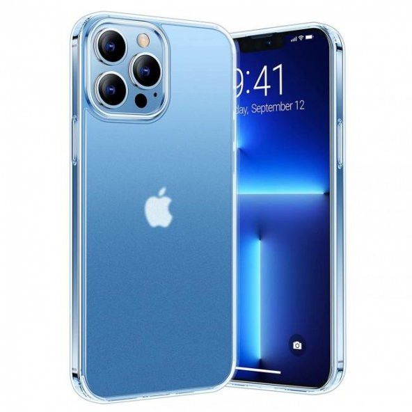 Vendas iPhone 14 Pro Max Uyumlu Kamera Çıkıntılı Soft Silikon Kılıf + Seramik Nano Ekran Koruyucu ürün görseli 1