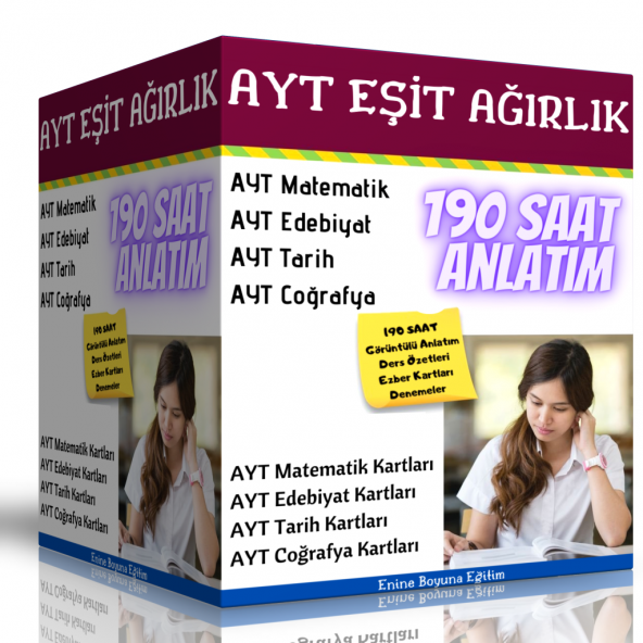 %100 AYT Eşit Ağırlık Kazandıran Eğitim Seti ürün görseli 1
