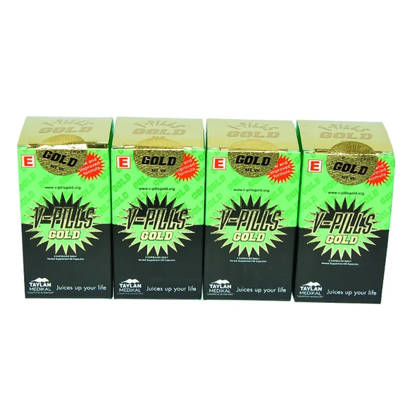 VPills Gold Bitkisel 60 Kapsül 4Kutu - Resim 6