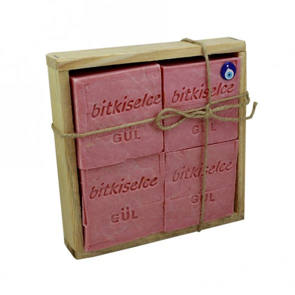 Bitkiselce El Yapımı Gül Sabunu 450gr. 4 Adet ürün görseli 1
