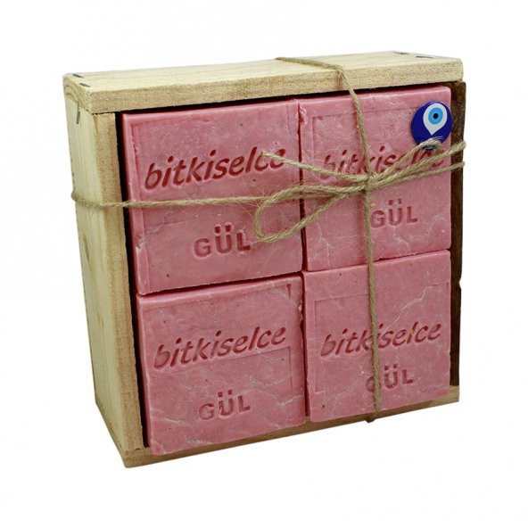 Bitkiselce El Yapımı Gül Sabunu 1 kg. 8 Adet ürün görseli 1