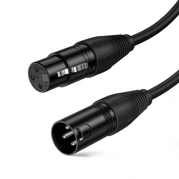 XLR Erkek - Dişi Kaliteli Mikrofon Kablosu 15 Metre ürün görseli 1