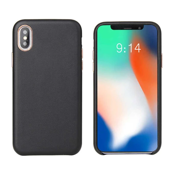 Apple iPhone XS Max Kılıf Eyzi Kadife İç Yüzey Suni Deri Kılıf ürün görseli 1
