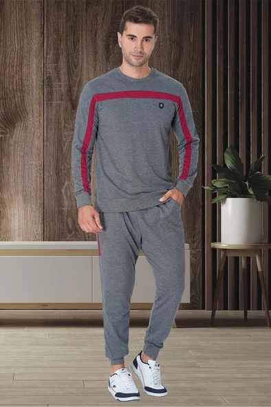 Mecit 2784 Füme Büyük Beden Erkek Pijama Takımı ürün görseli 1
