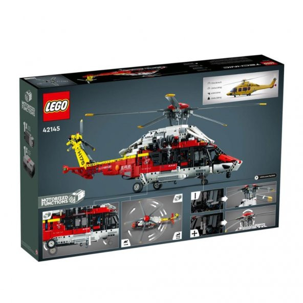 LEGO Technic 42145 Airbus H175 Rescue Helicopter - Resim 2
