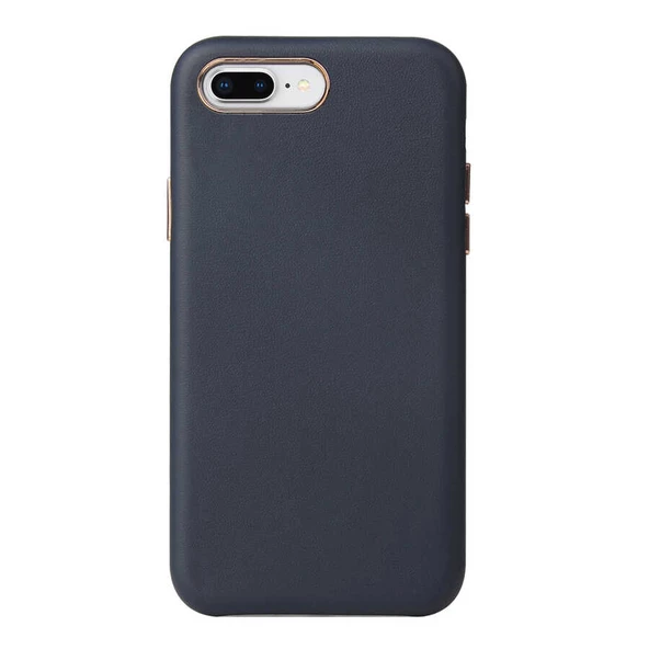 Apple iPhone 8 Plus Kılıf Eyzi Kadife İç Yüzey Suni Deri Kılıf ürün görseli 1