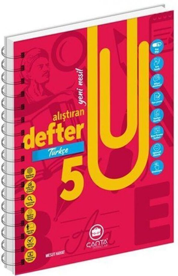 5. Sınıf Türkçe Okula Yardımcı Alıştıran Defter Çanta Yayınları ürün görseli 1