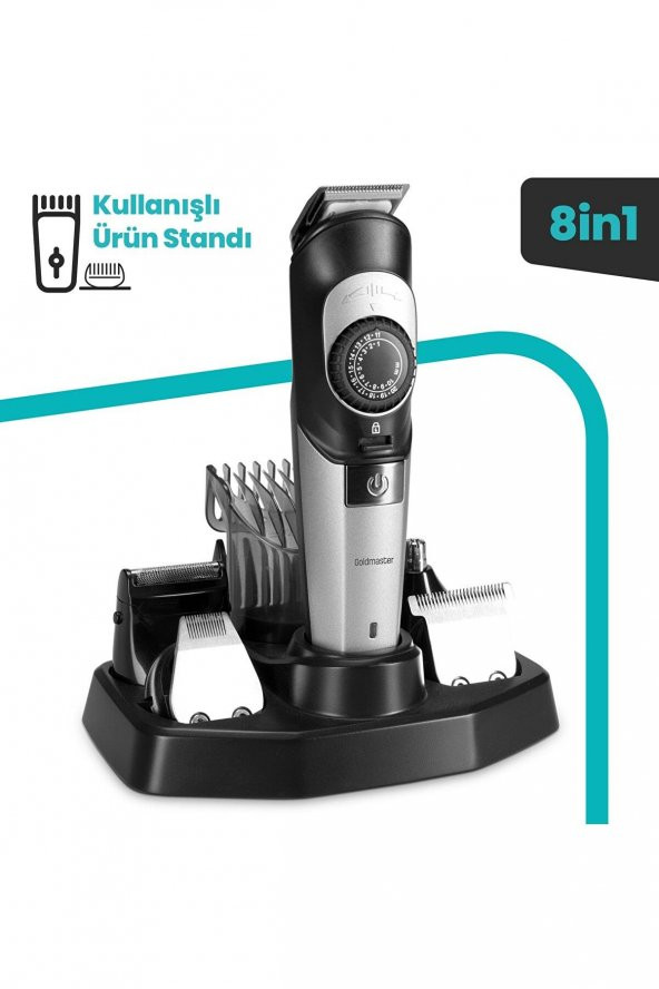 GOLDMASTER GM-8125 FULL ERKEK BAKIM SETİ - Resim 2