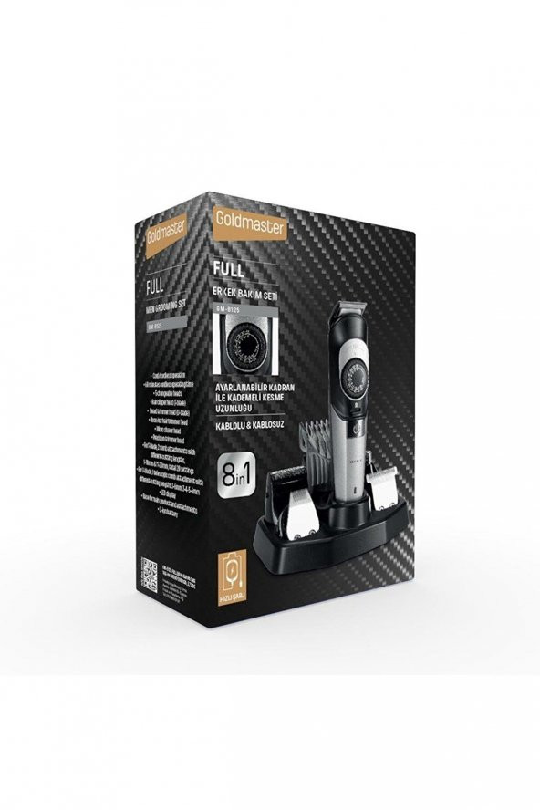 GOLDMASTER GM-8125 FULL ERKEK BAKIM SETİ - Resim 7