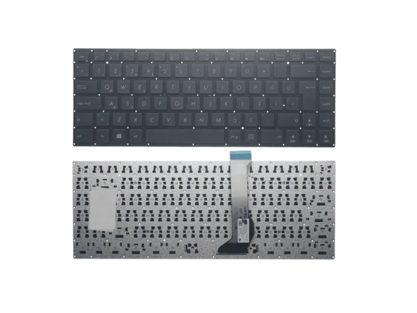 Asus E402B, E402M, E402S, E402W Notebook Klavye Siyah TR ürün görseli 1